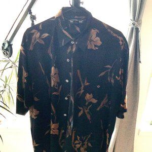 Tori Richards Hawaiian Silk Shirt size XL